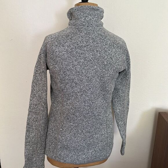 Patagonia sz XS Better Sweater heathered grey 1/4 zip great pre owned condition - Picture 4 of 9